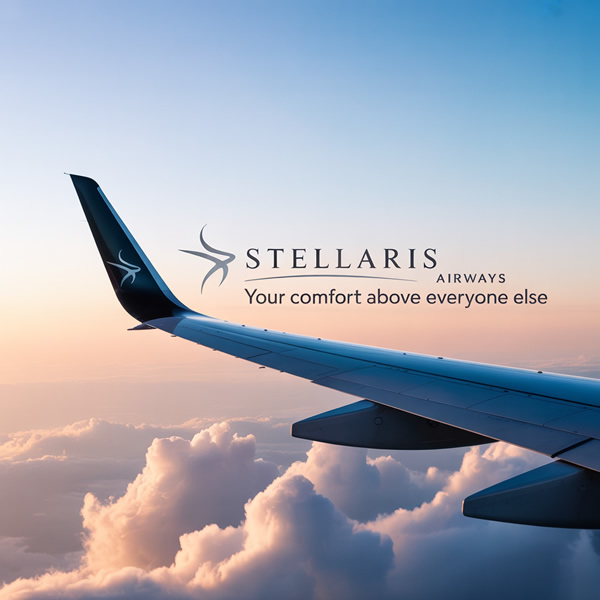 Creative ad for aviation company