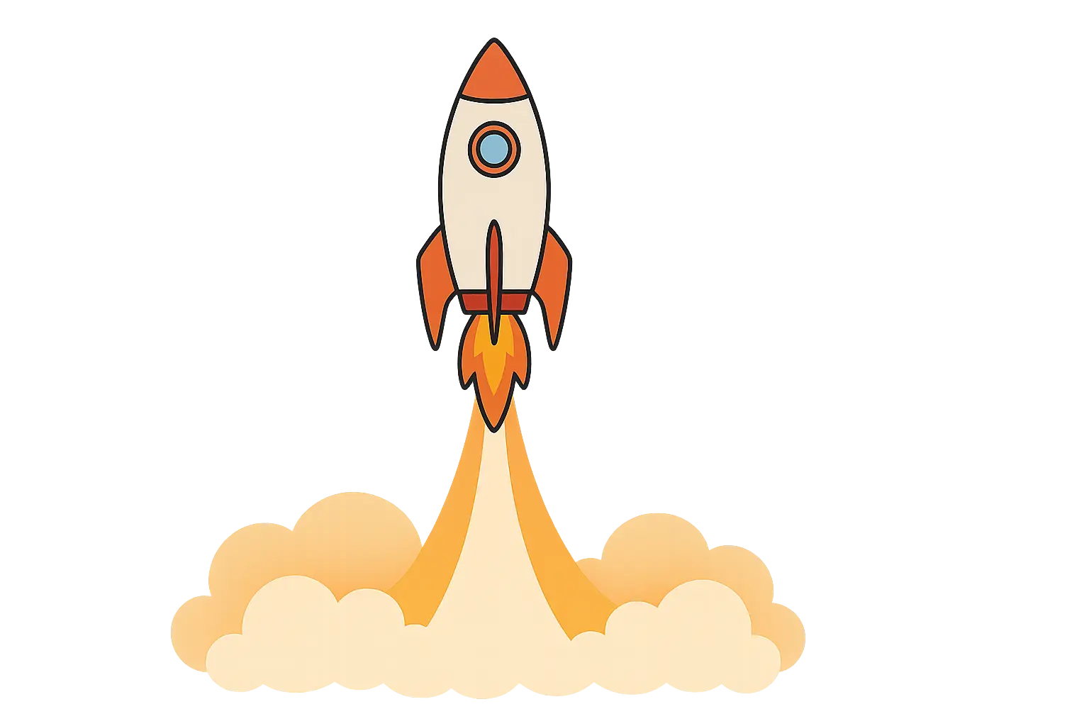 Picture of rocket taking off