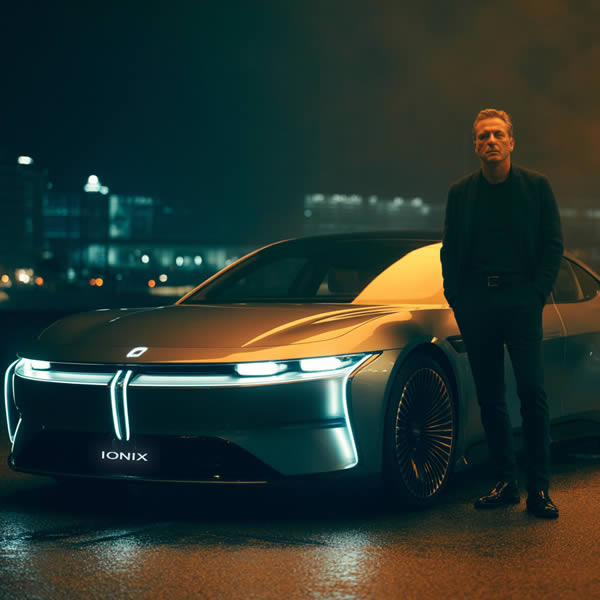 Ionix car company ad example