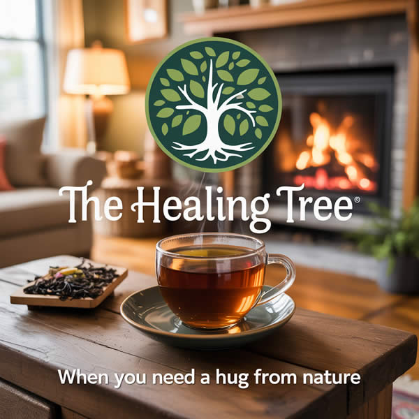 Healing tree tea ad example